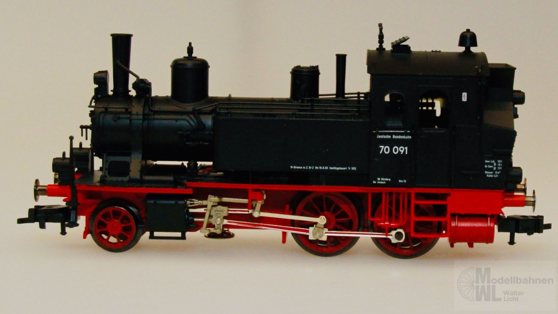 Fleischmann 4070 - Feischmann - Dampflok BR 670 091 DB H0/GL